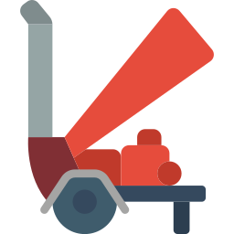 Wood chipper icon