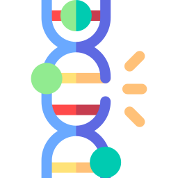 Gene mutation icon