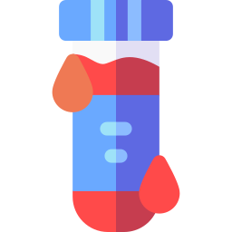 Blood tube icon