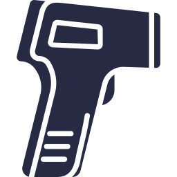 Thermometer gun icon