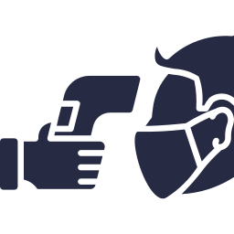 Thermometer gun icon