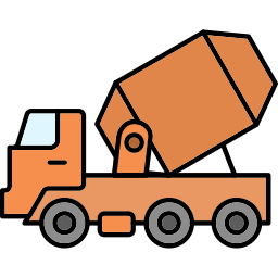 Concrete mixer icon