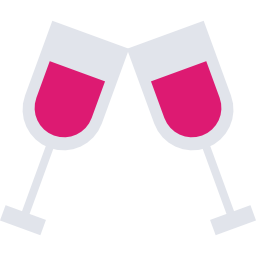 Бокалы для вина иконка