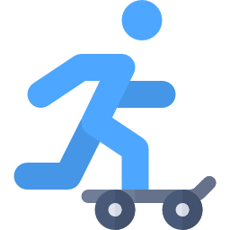 Конькобежец иконка