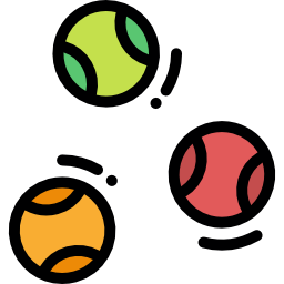 pelotas de tenis icono