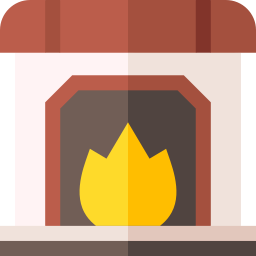 chimenea icono