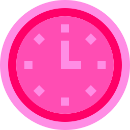 reloj circular icono
