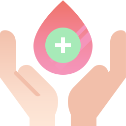 Blood donation icon