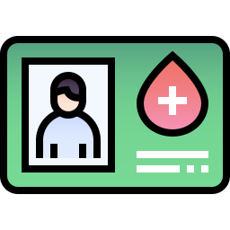 Donor card icon