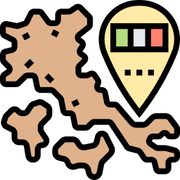 mappa italia icona