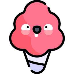 Cotton candy icon