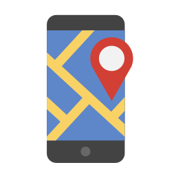 Mobile map icon