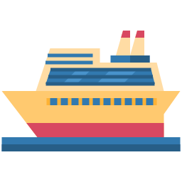 Cruise ship icon