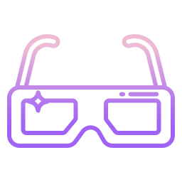 3d glasses icon