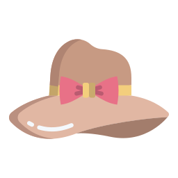 sombrero de pamela icono
