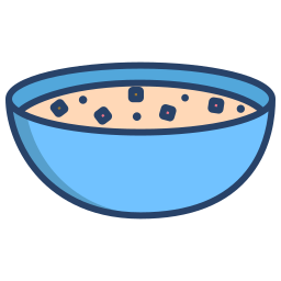 Potato cheese soup icon