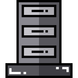 almacenamiento de datos icono