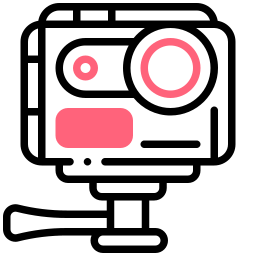 Action camera icon