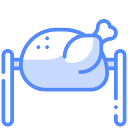 Roasted chicken icon