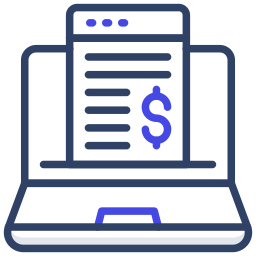 Online payment icon