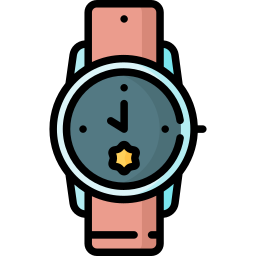 reloj de pulsera icono