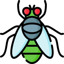 grüne fliege icon