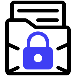 archivo encriptado icono