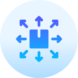 distribution Icône