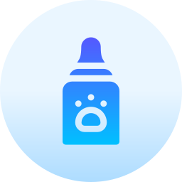 Milk bottle icon