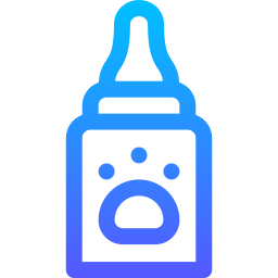 Milk bottle icon