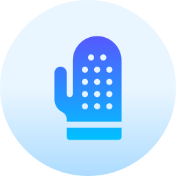 Grooming glove icon