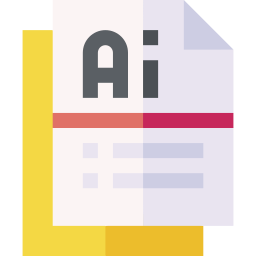 Ai file format icon