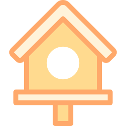 Bird house icon