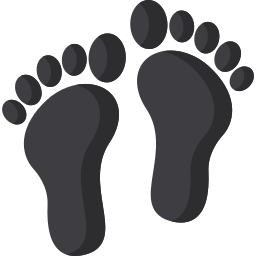 Foot print icon