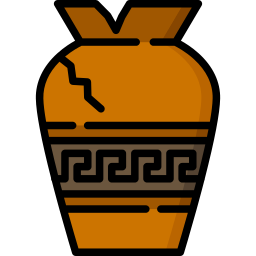 starożytny słoik ikona