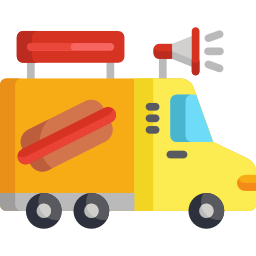 Продуктовый грузовик иконка