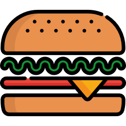 hamburguesa icono