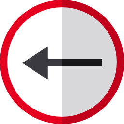 Traffic sign icon