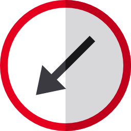 Traffic sign icon