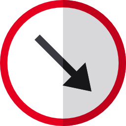 Traffic sign icon