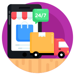 24 hours delivery icon