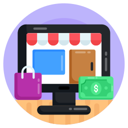 Online shop icon