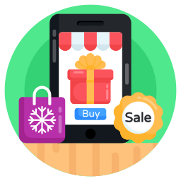 Gift shop icon