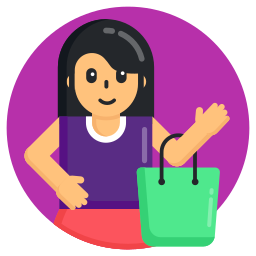 Shopping bag icon