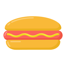 hot dog icono