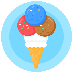 cucurucho de helado icono