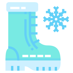 bota de nieve icono