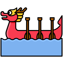 dragon boat icona