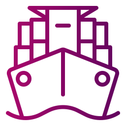 statek towarowy ikona