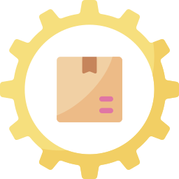 cadena de suministro icono